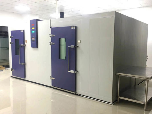 LIYI 2 Doors Walk In Test Chamber Ruang Kontrol Lingkungan Operasi Non Frosting
