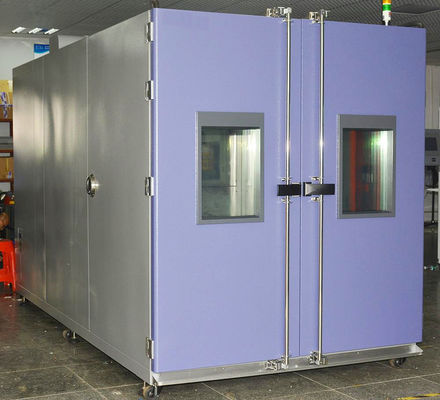 LIYI Programmable Environmental Test Chamber 8m3 Pintu Ganda Dengan Jendela Kaca