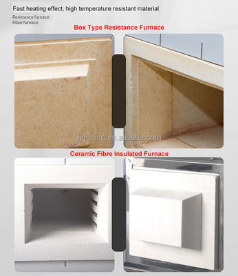 1800°C Muffle Furnace for Lab with PID Auto Control 220V 50Hz