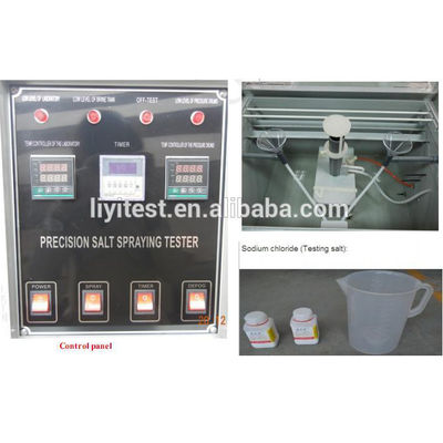 LIYI PVC Salt Spray Test Chamber with 220V 50Hz Power and 1.0~2.0ml/80cm2/h Spray Quantity for Laboratory Use