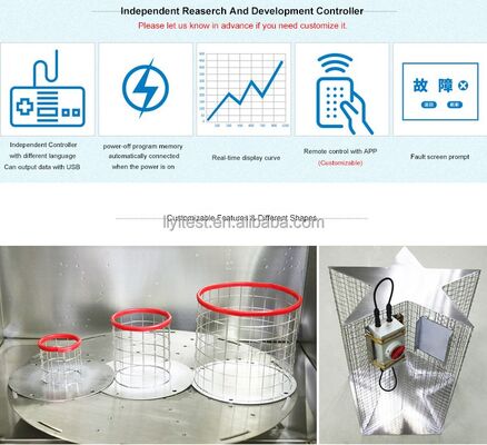 LIYI IEC60529 IPX Waterproof Testing Air Air Splash Hujan Semprot Kamar Uji